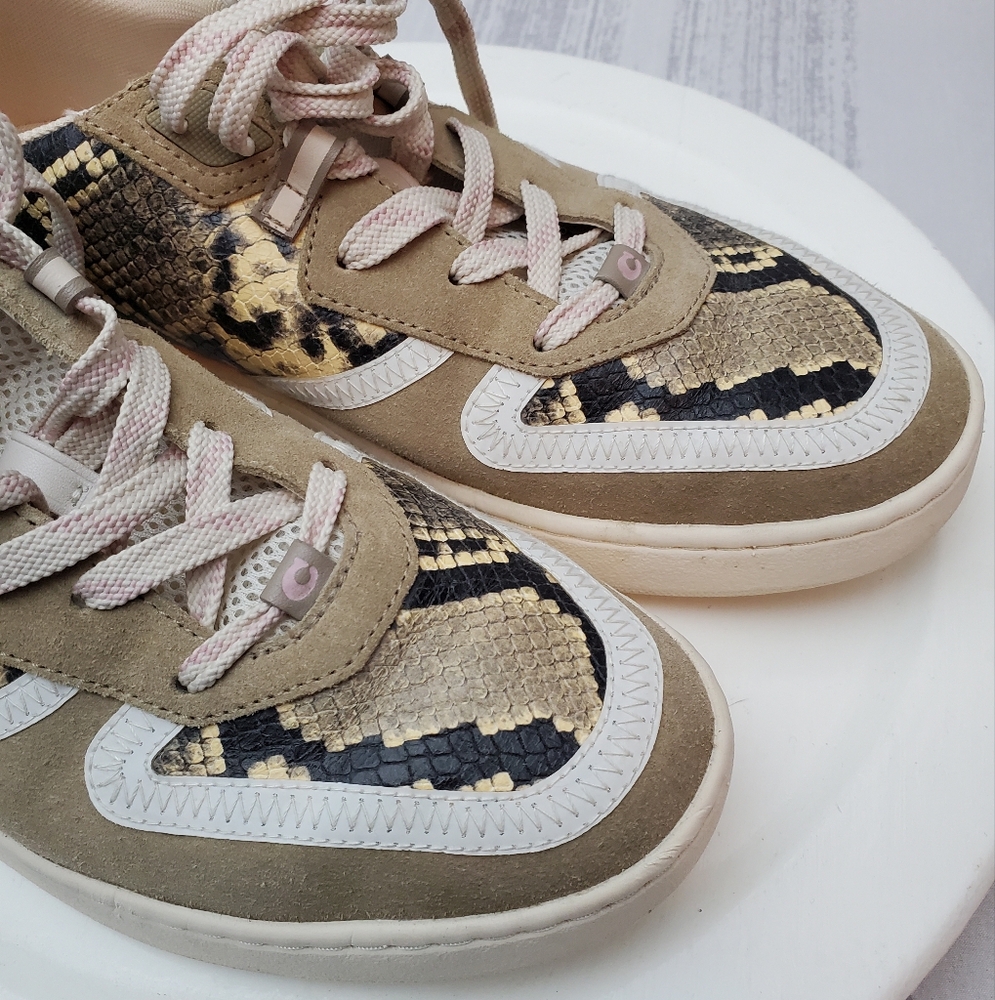 COACH Citysole Court Leather Sneaker - Beechwood/ Aurora Sz 10B - Picture 10 of 14